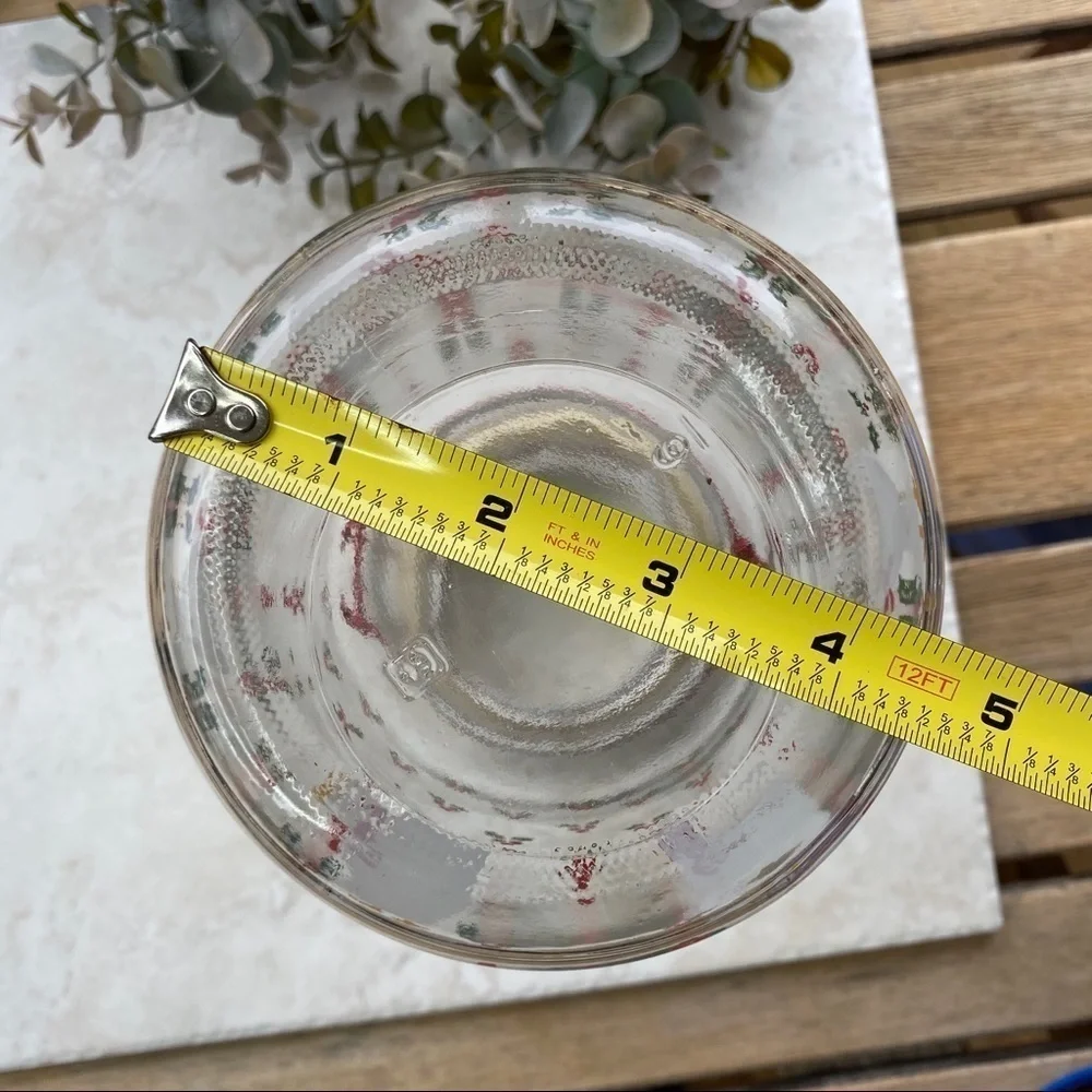 Vintage glass canister