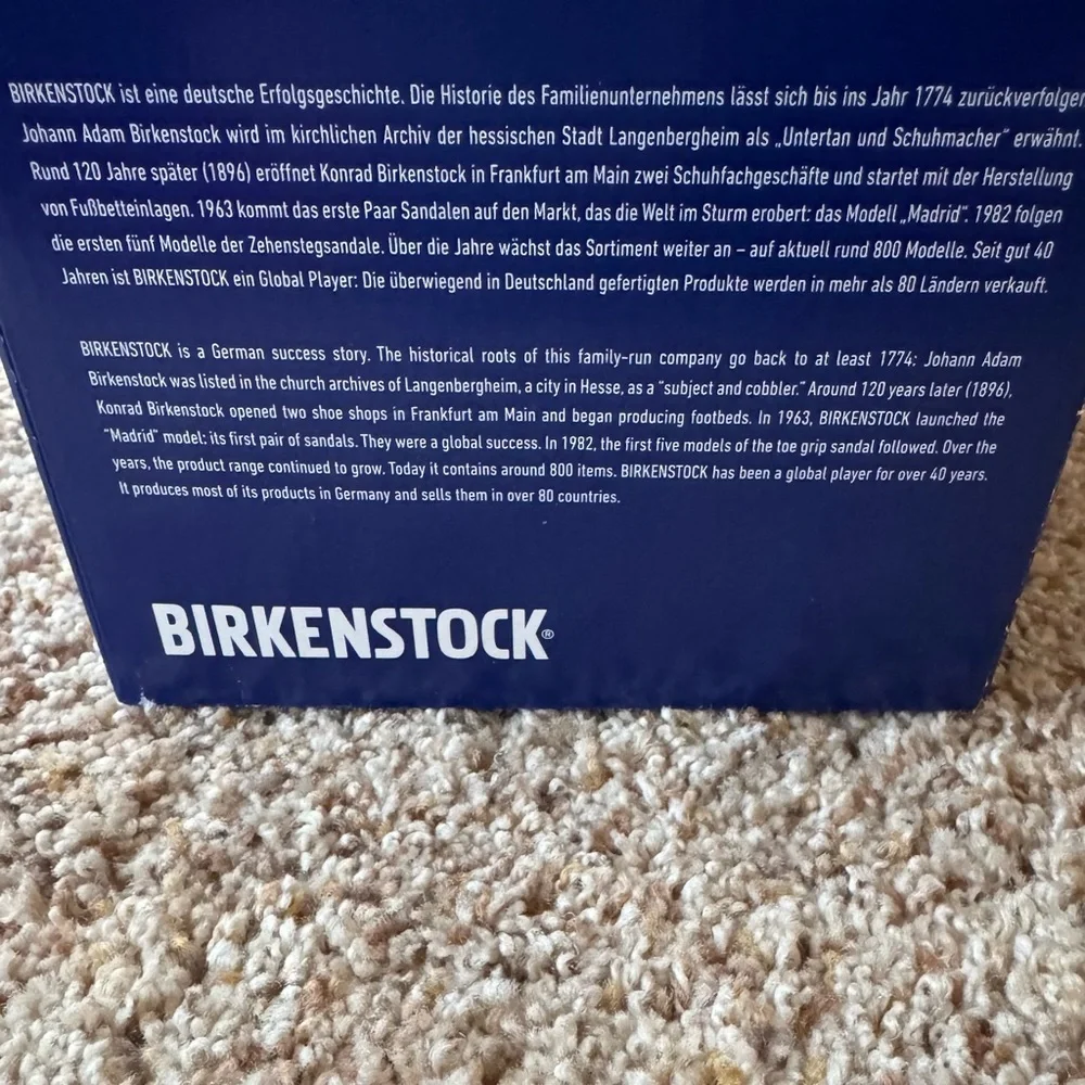 Birkenstock and Lingua Franca purchased these