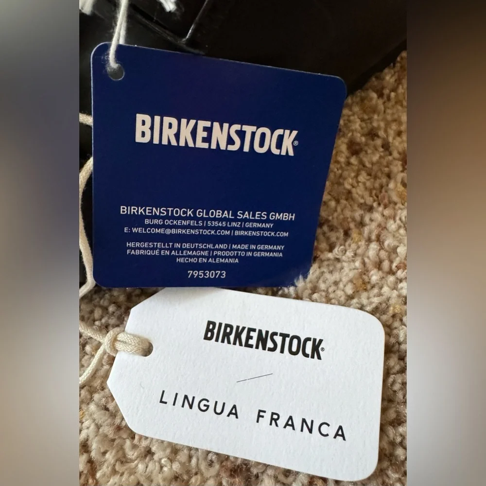 Birkenstock and Lingua Franca purchased these