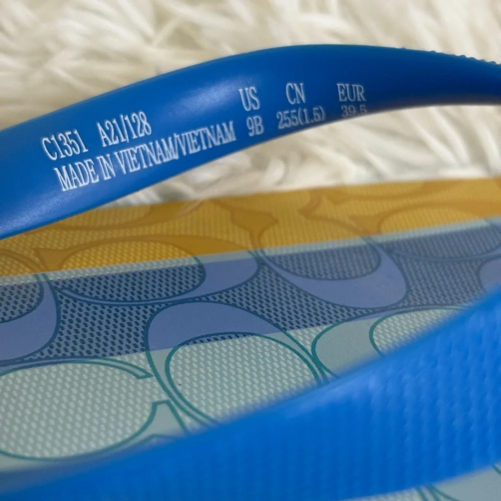 Coach Multicolor Flip Flops