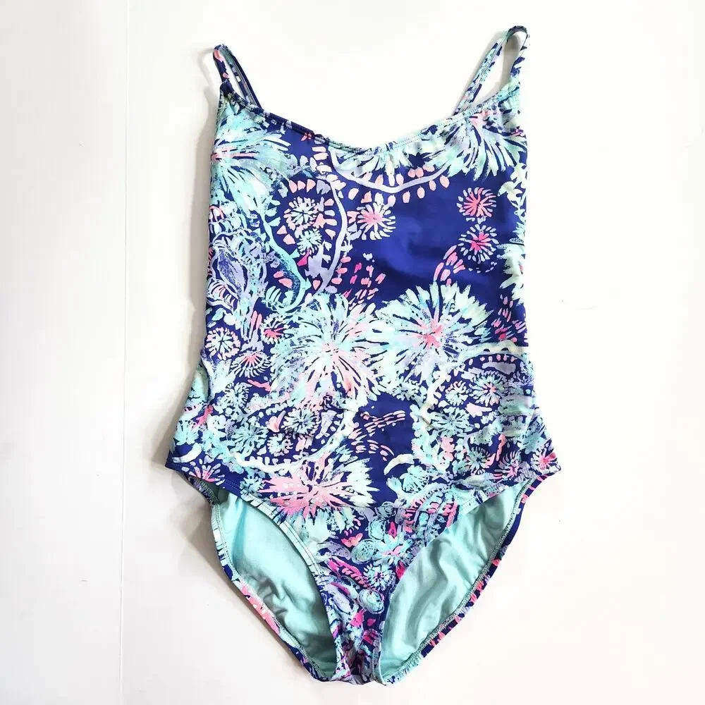 Lilly Pulitzer Women's Azalea One Piece Swimsuit in Gypsea Girl Size 8