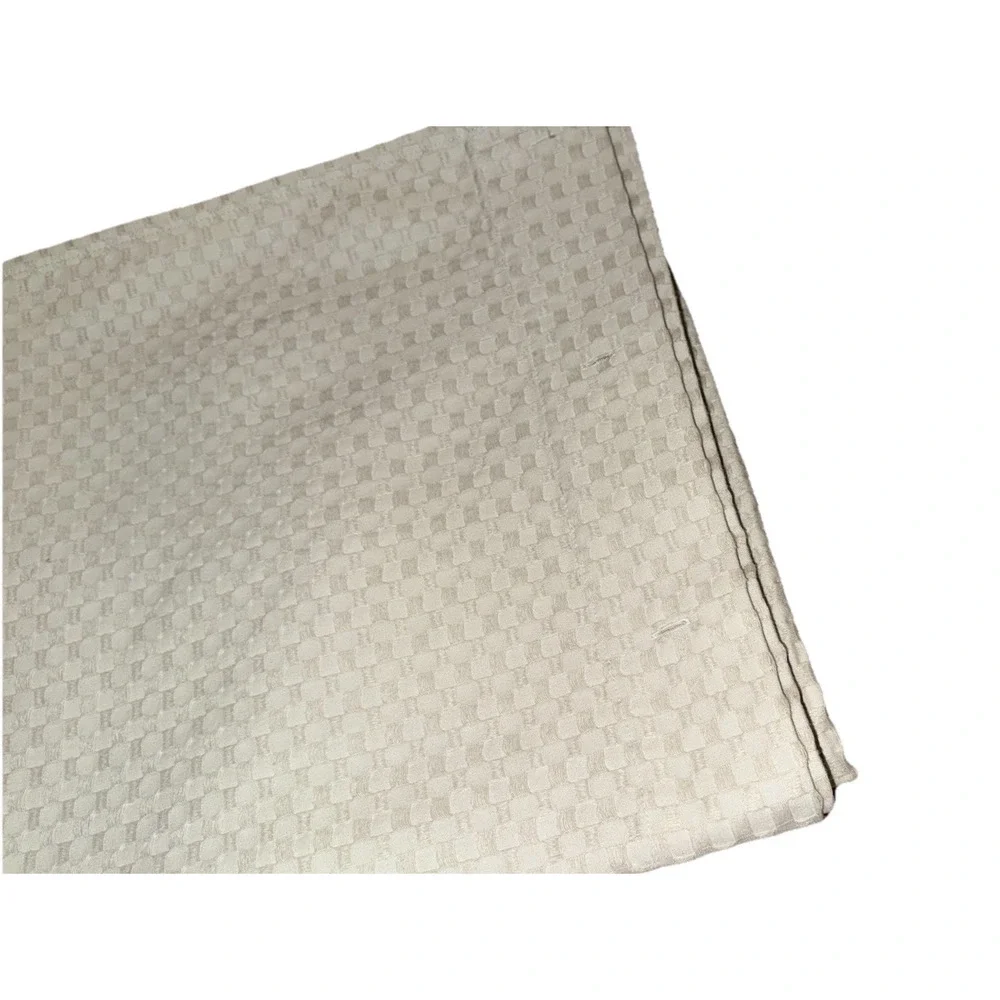 Haven OEKO-Tex Waffle Weave Shower Curtain Cotton Blend Harbor Mist Gray Green