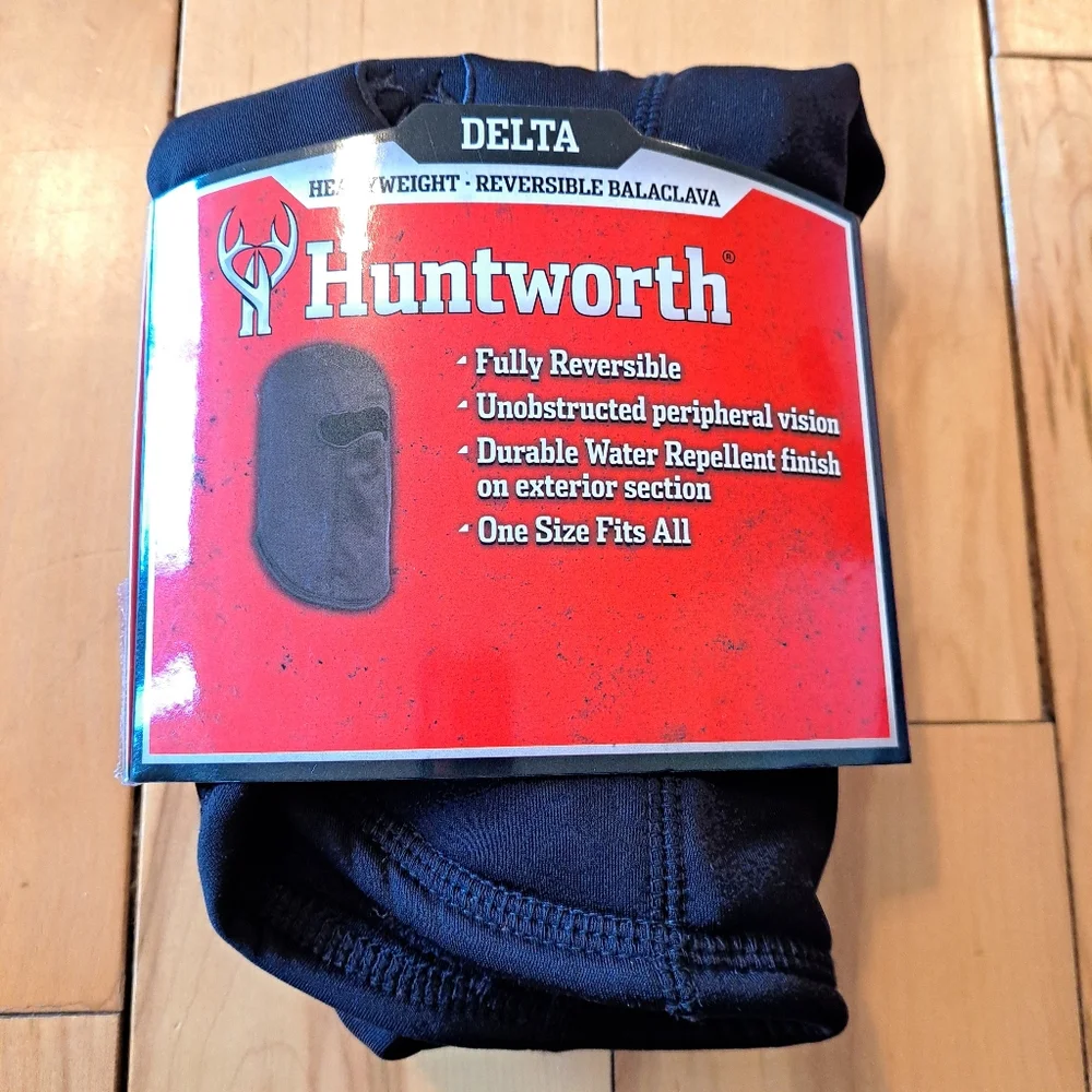 HUNTWORTH Balaclava Delta Heavyweight Reversible Delta 5617-30BK Hunting Winter