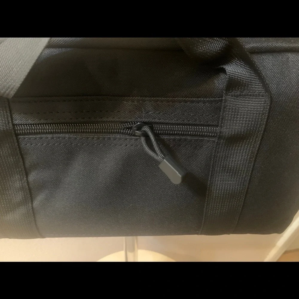 New! “HYOOG” Black  Men's Travel Bags. Set of Three Bags. Measure 13” x 7” x 3”