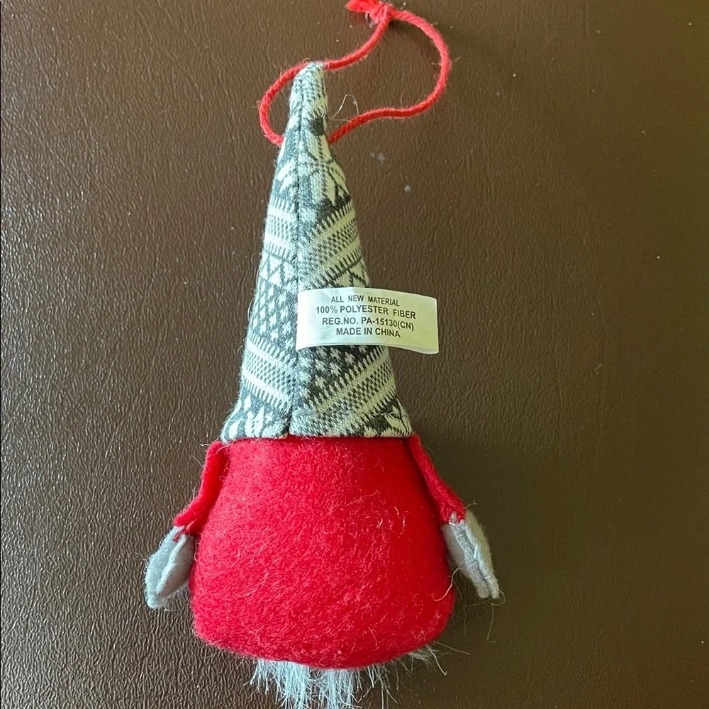 Hobby Lobby Gnome Ornament with Gray Hat