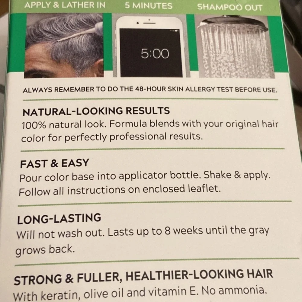 Just for Men SHAMPOO IN COLOR Haircolor with Keratin LIGHT MEDIUM BROWN Lot Of 2