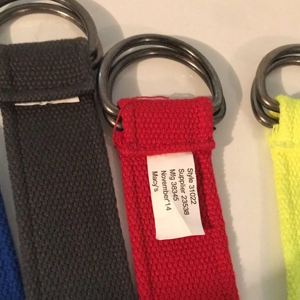 BELT BUNDLE 4 Canvas Belts Boys Size 12 💥