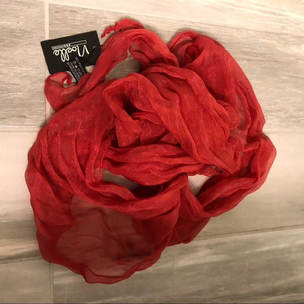 Noelle Red Scarf
