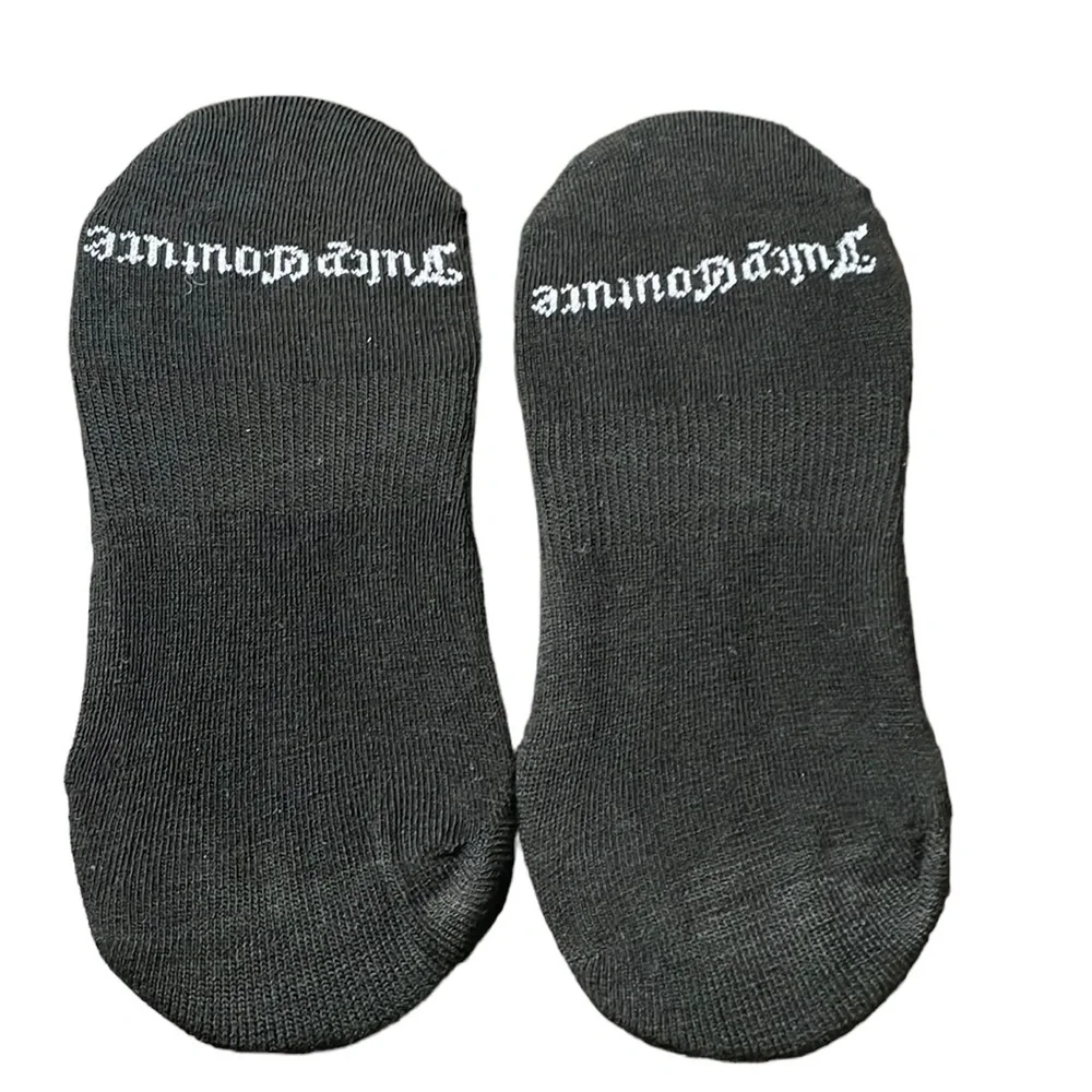 Juicy Couture Women’s No Show Socks pack of 2 pairs one size NWOT