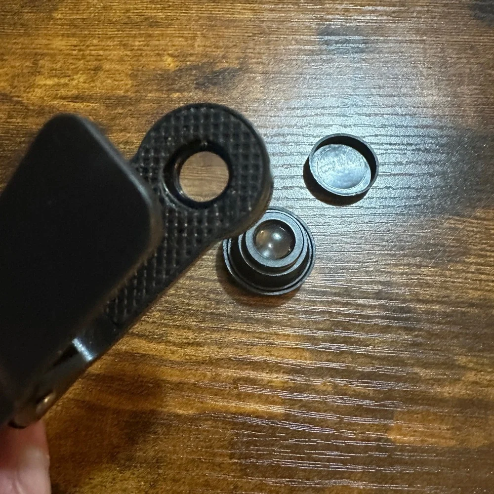 Black Clip-On Phone Camera Lens