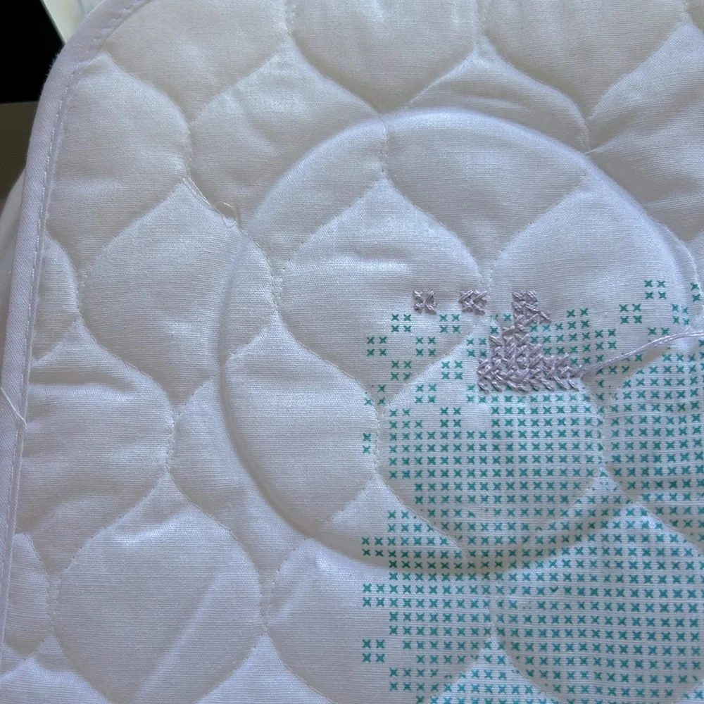 NIP Complete Baby Quilt Kit Cute As A Button + NIP Birth Record Kit Cross Stitch