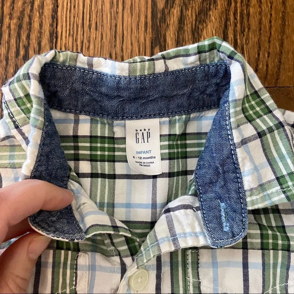 GAP baby plaid