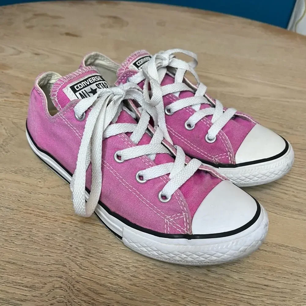 Converse All Star Chuck Taylor Low Top Pink Youth 3