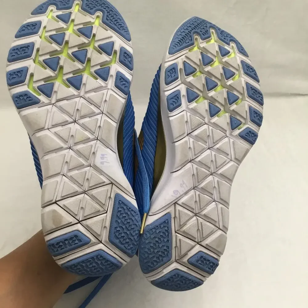 Nike Free Train Instinct Kevin Hart Hustle Blue Gold Trainer Shoes Sz 7