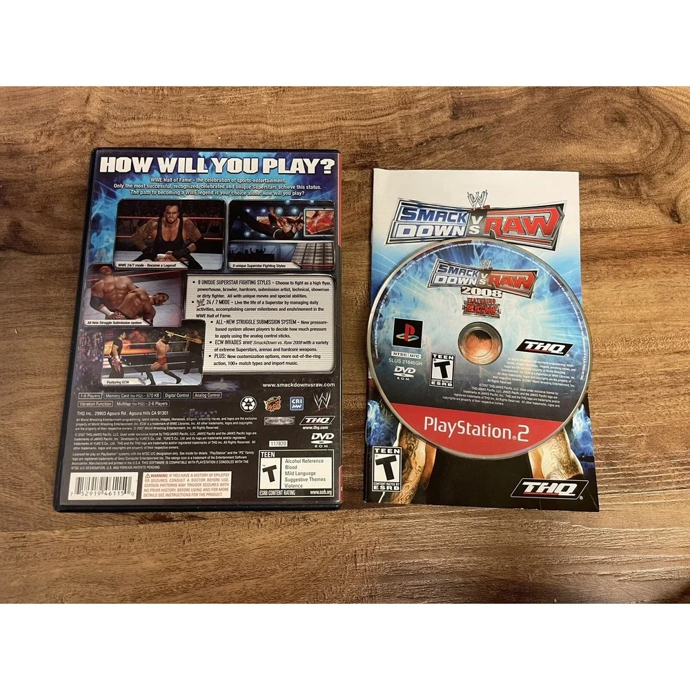 WWE Smackdown VS Raw 2008 CIB Greatest Hits