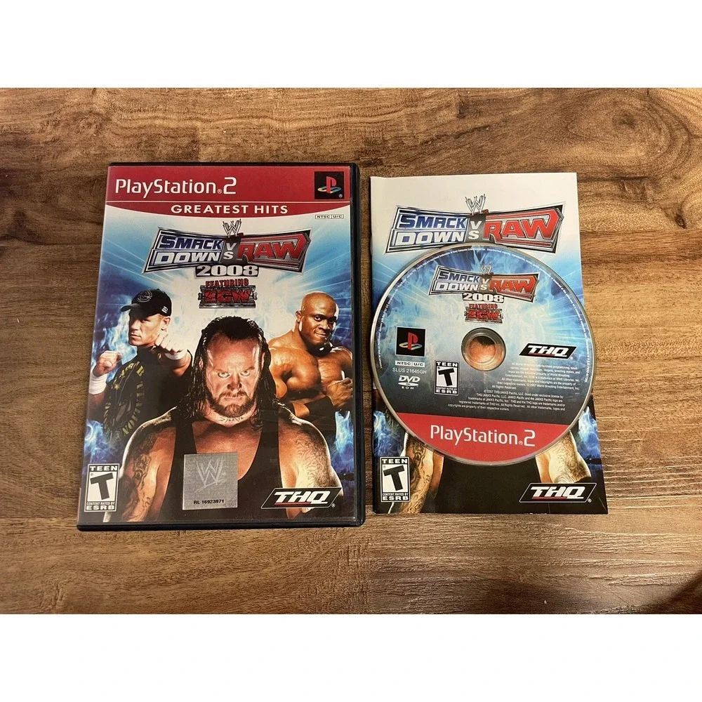 WWE Smackdown VS Raw 2008 CIB Greatest Hits