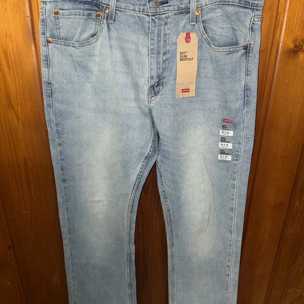 Levi's Men's Faded Blue Bootcut Jeans