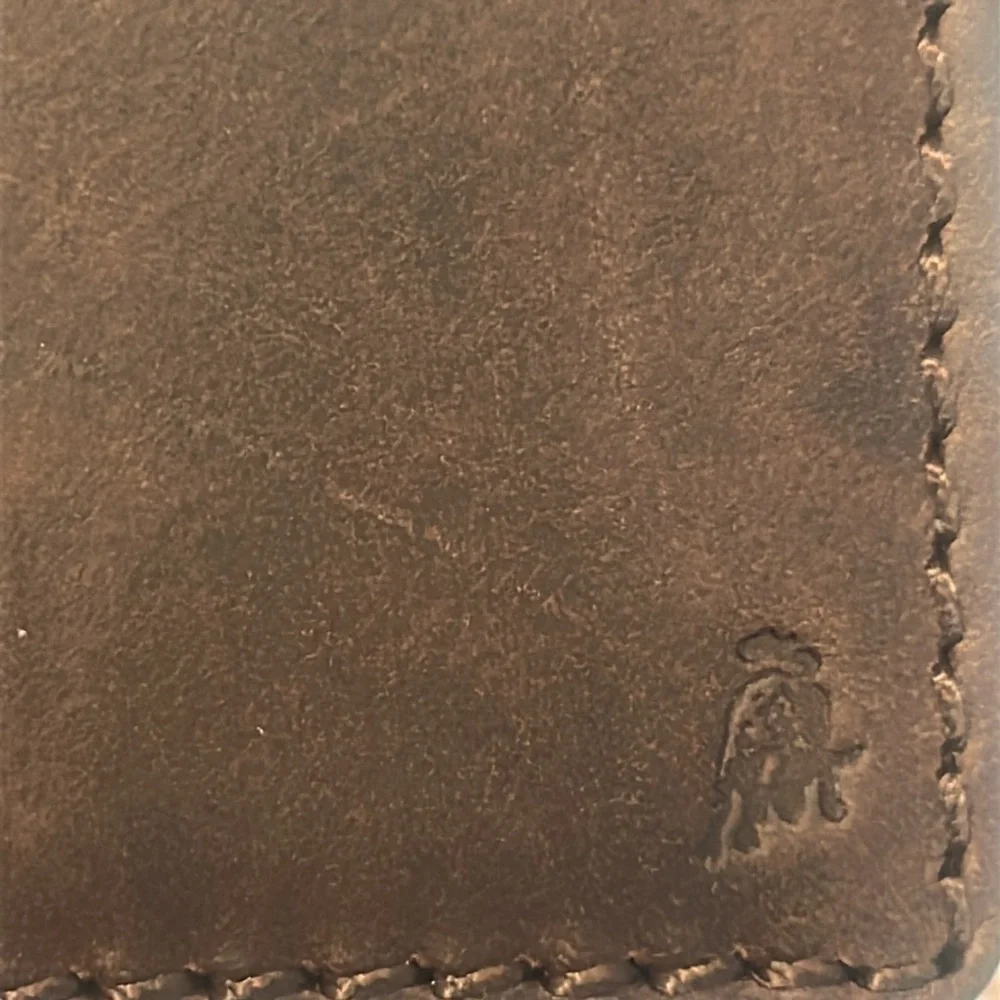 Genuine Vintage Brown Leather Davis Case NWOT