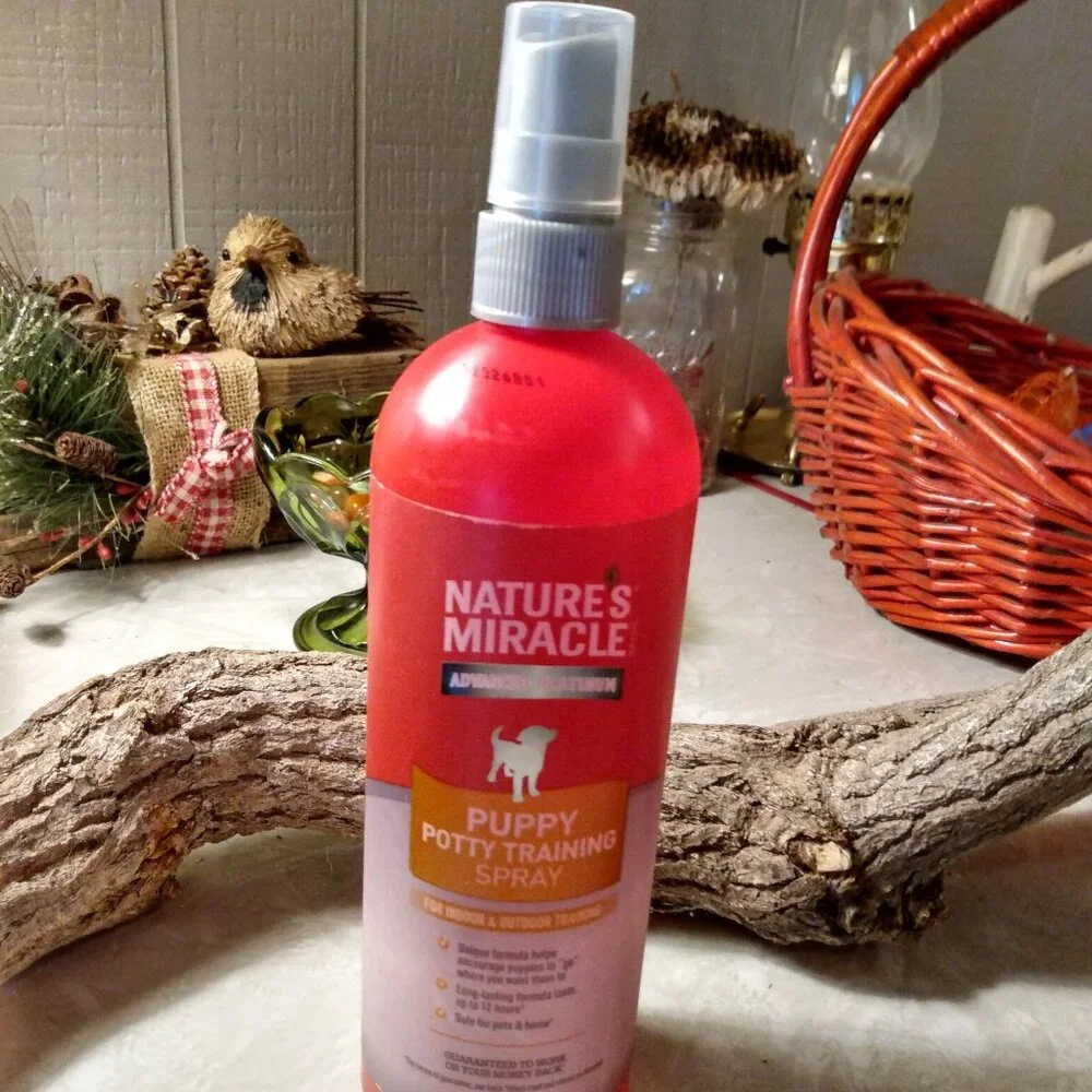 X2 Two 16oz bottles of Nature's Miracle Puppy Potty Training Spray Housebreaking