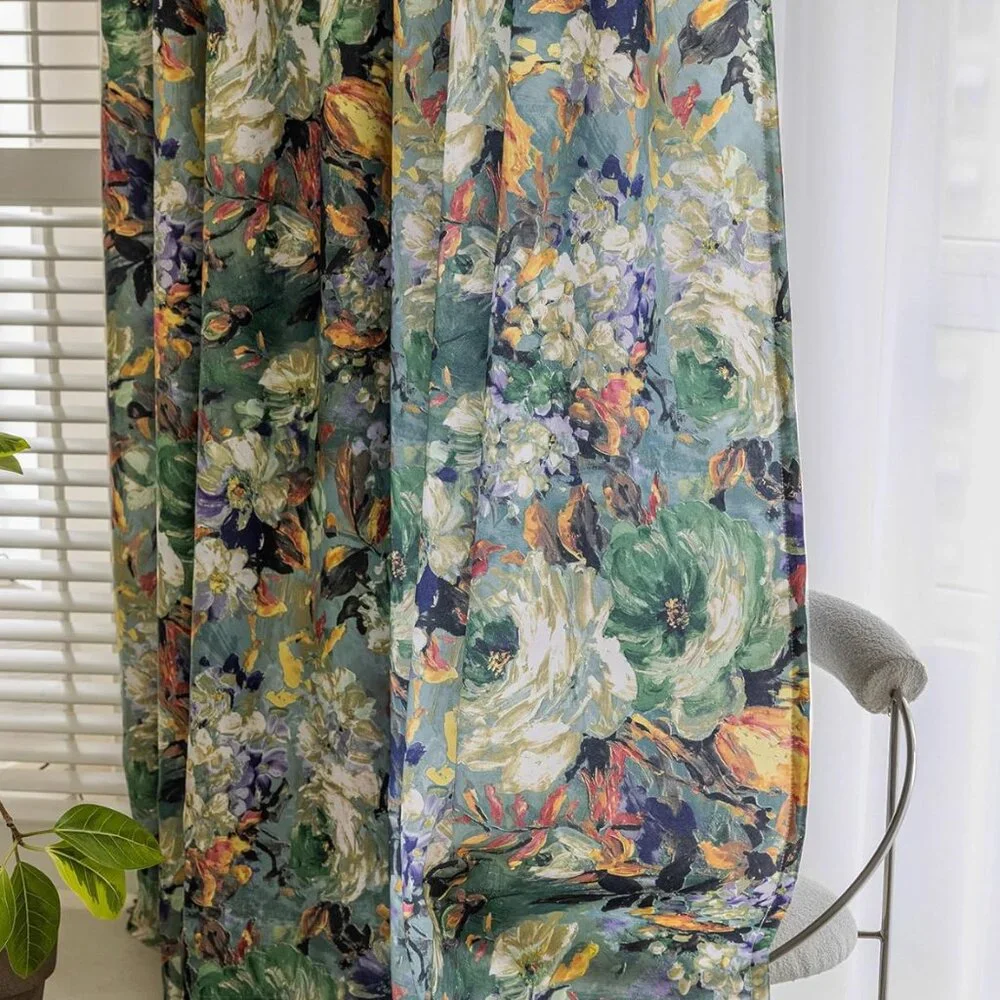 Flowers Curtains – 2 Panels, 54