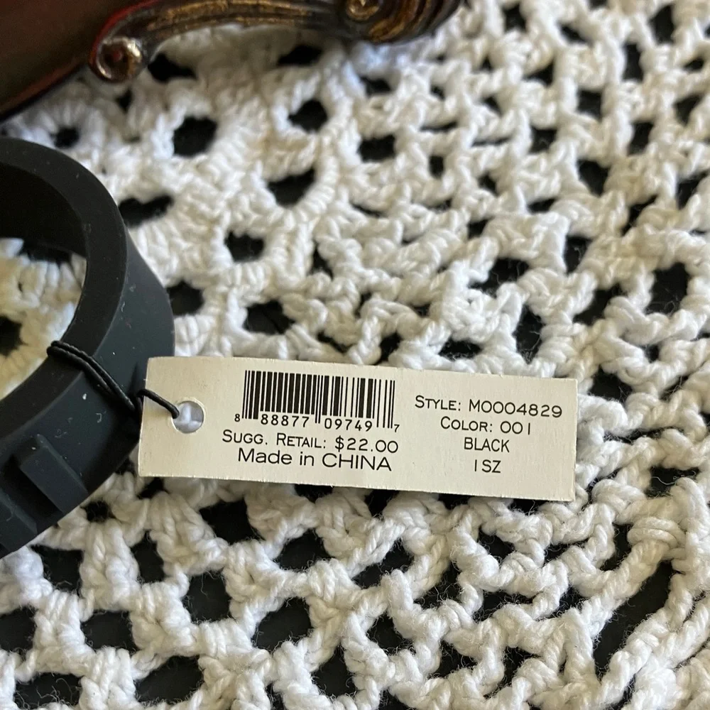 Marc by Marc Jacobs Black Tech Wristband