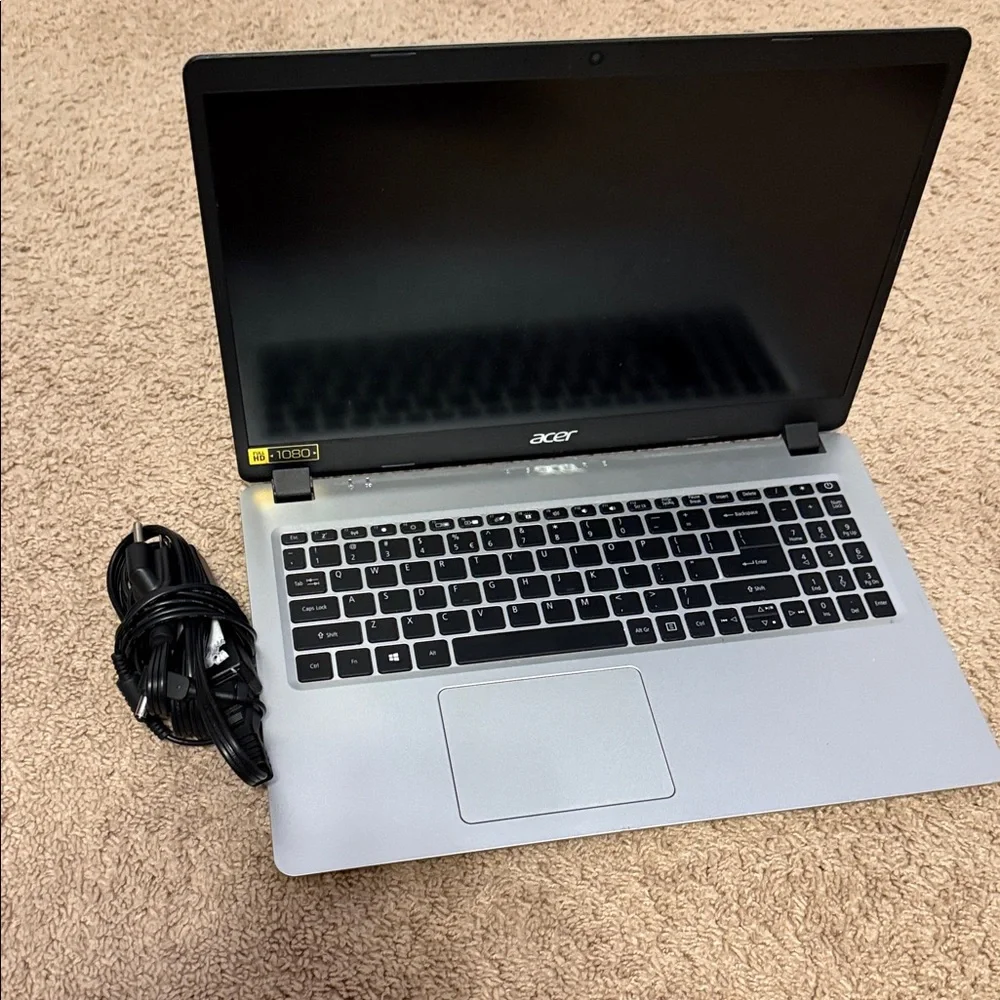 Acer Gray Laptop with Charger