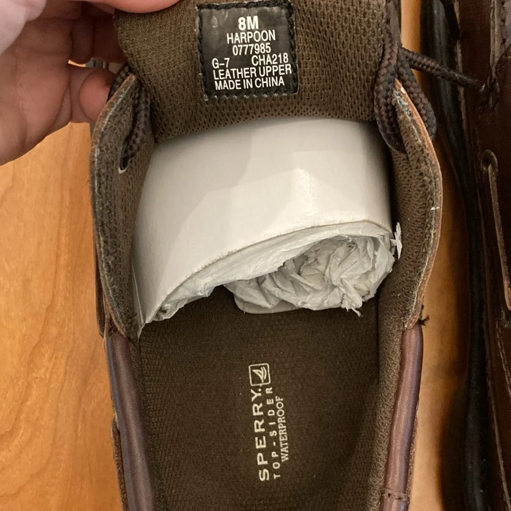 Sperry Men's Dark Brown Boat Shoes “Harpoon 2 Eye”