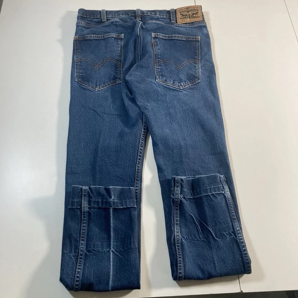 Levi's 510 Jeans 30x31 Orange Tab Slim Dark Wash Faded Denim USA (Tag 32x34)