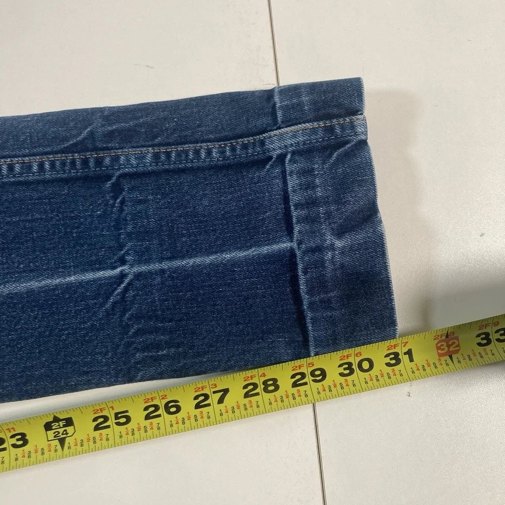 Levi's 510 Jeans 30x31 Orange Tab Slim Dark Wash Faded Denim USA (Tag 32x34)