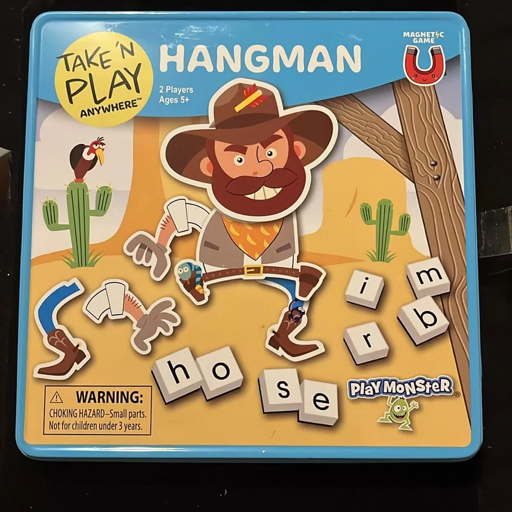 Take 'N Play Hangman Game - Blue