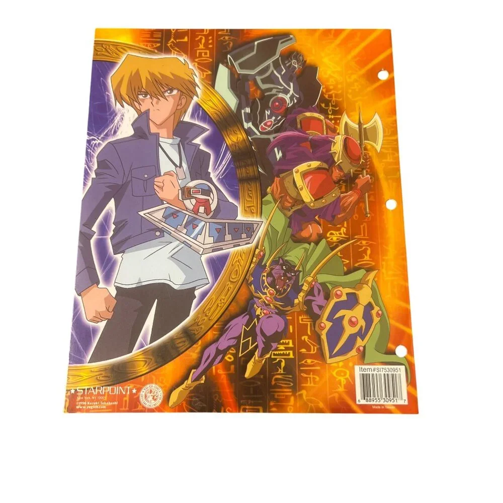 Vintag 1996 Yu-Gi-Oh! Enter The Shadow Realm Binder Folder New Unused Starpoint