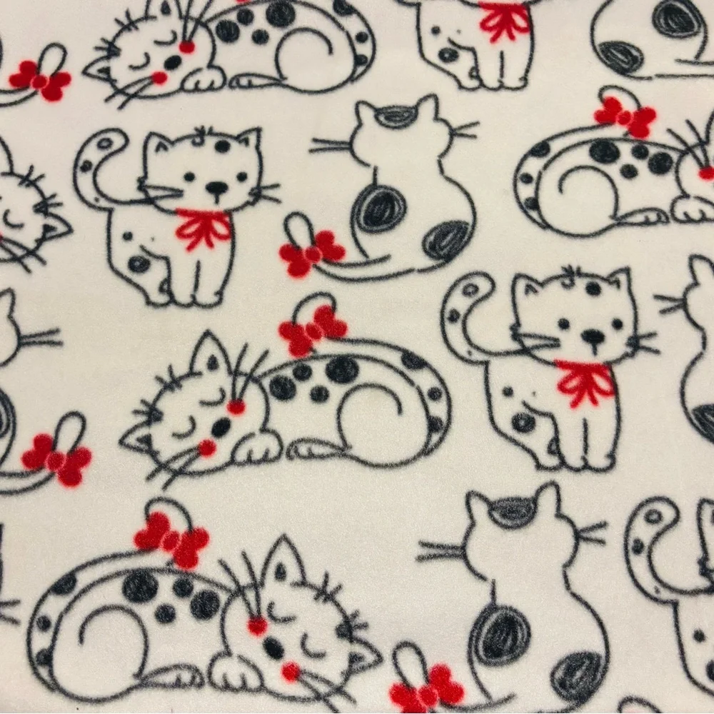 Baby Cat Blanket Double Fleece Size 18x20”