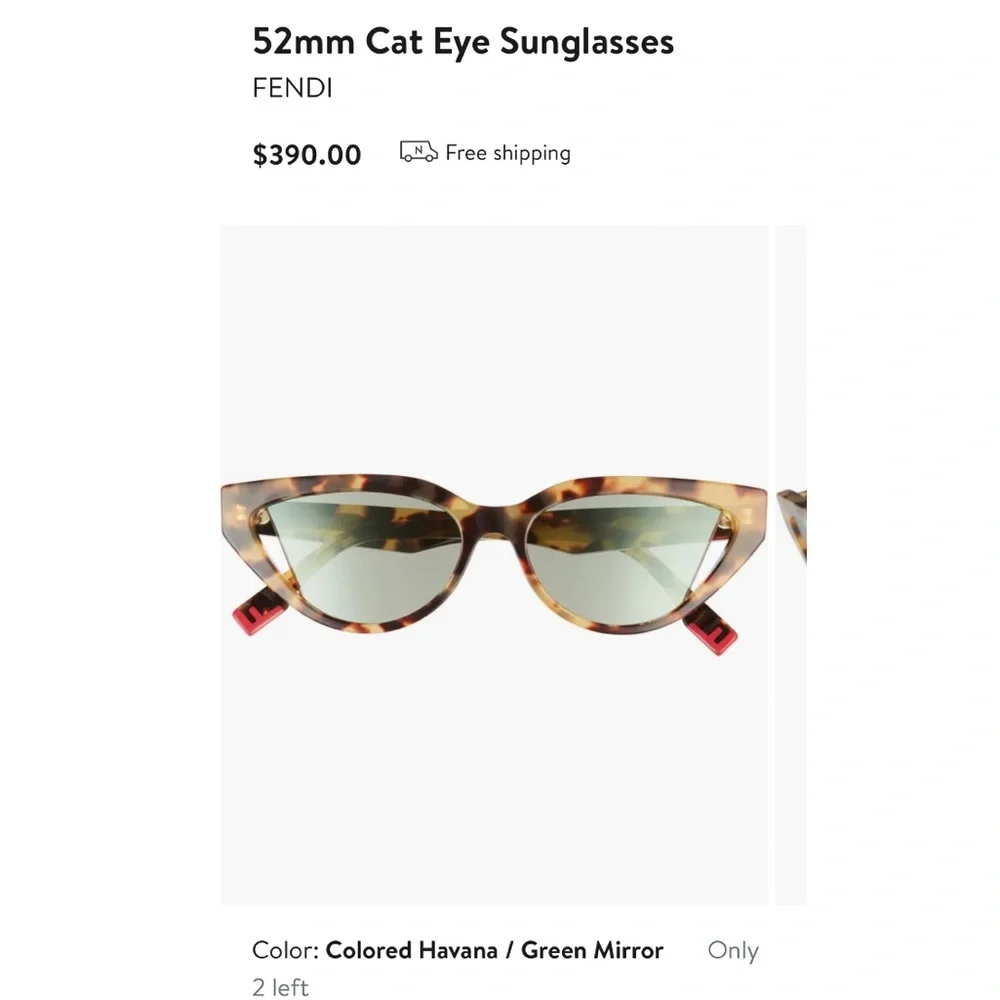 Fendi 52mm cat