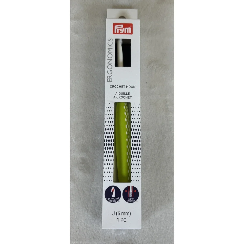 PRYM Ergonomics Crochet Hook Set of 6 Lot SEALED NEW E G 7 J 7mm N: Multicolor
