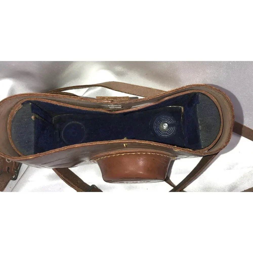 Vintage Argus Camera Case Top Grain Cowhide 7