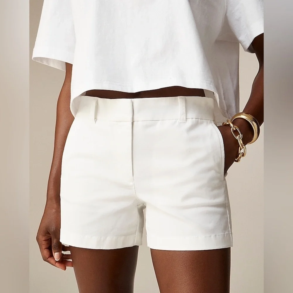 NWT J Crew white shorts size 12 and 14