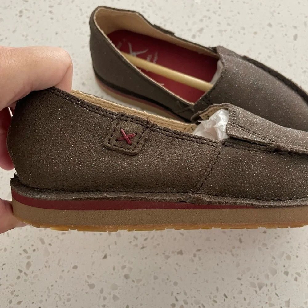 Twisted X loafer twisted shimmer