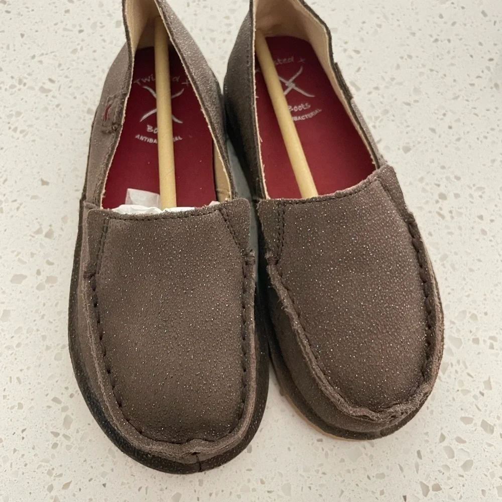 Twisted X leather slip