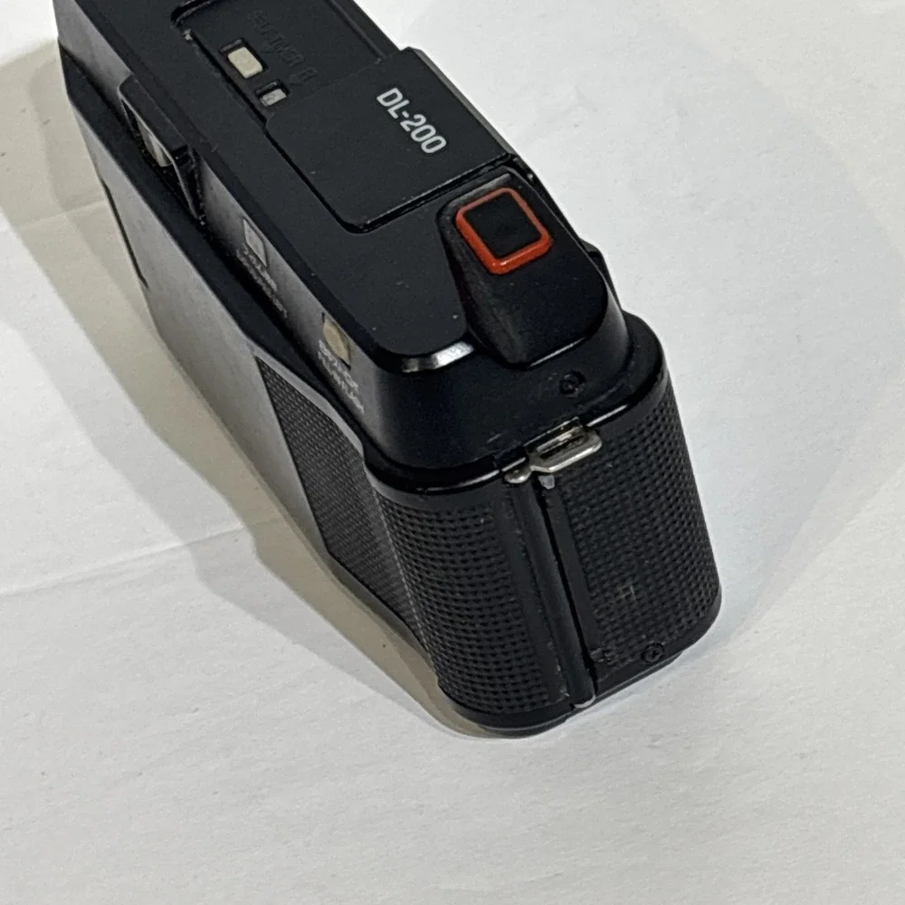 Fuji DL-200 Date Black Point Shoot Film Camera Untested Version 1 DX Pre-winding