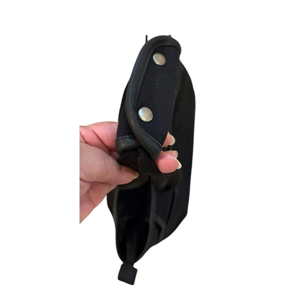 Belleraja Small Travel Dog or Cat Pet Carrier Black with cushion board