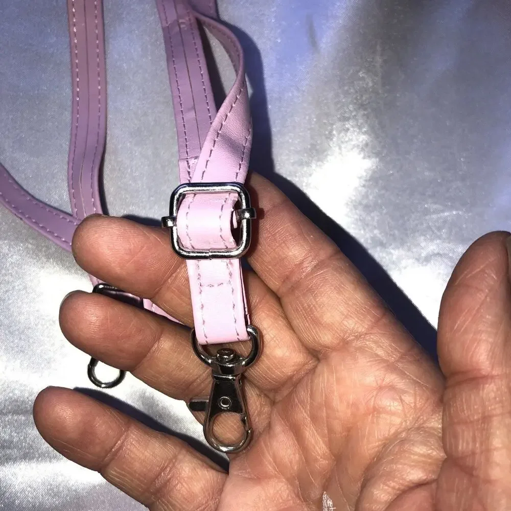Instax Camera Case Bag Pink Adjustable Strap