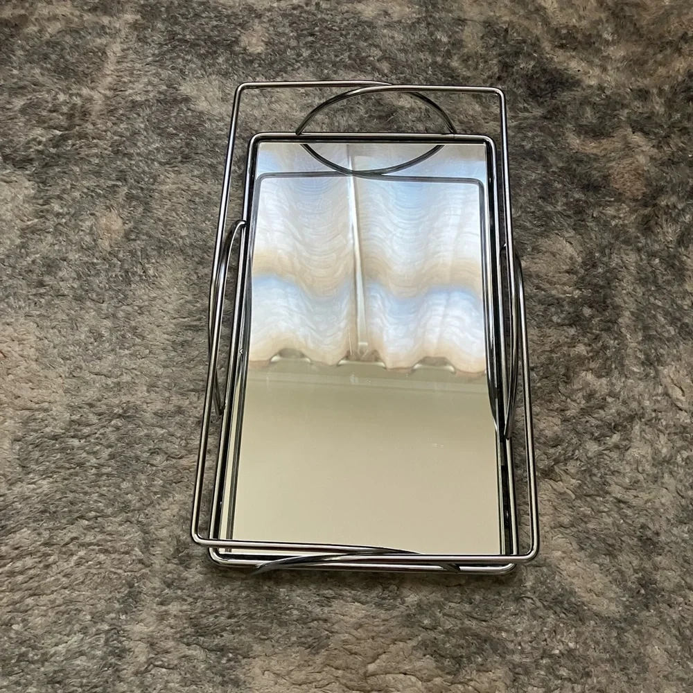 Elegant Silver Vanity Tray