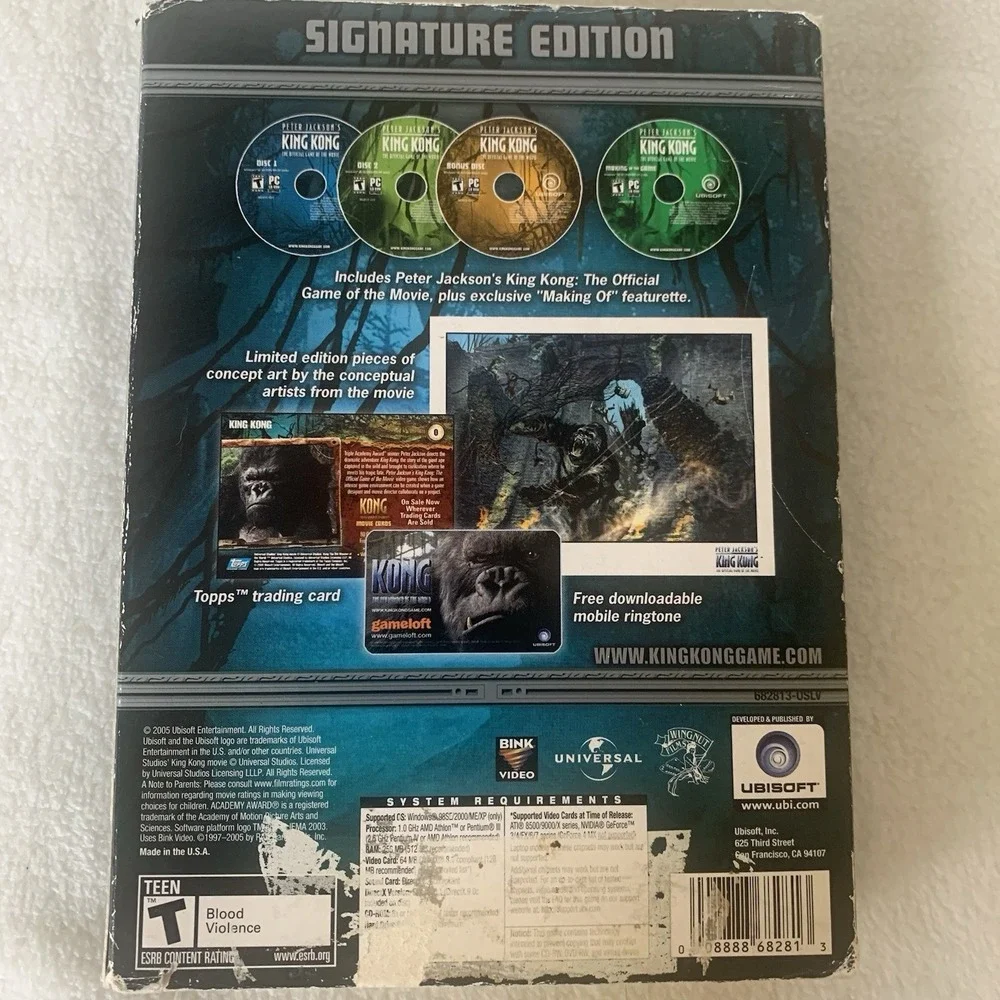 Peter Jacksons King Kong The Official Game of the Movie 4 Disk Signature Edition