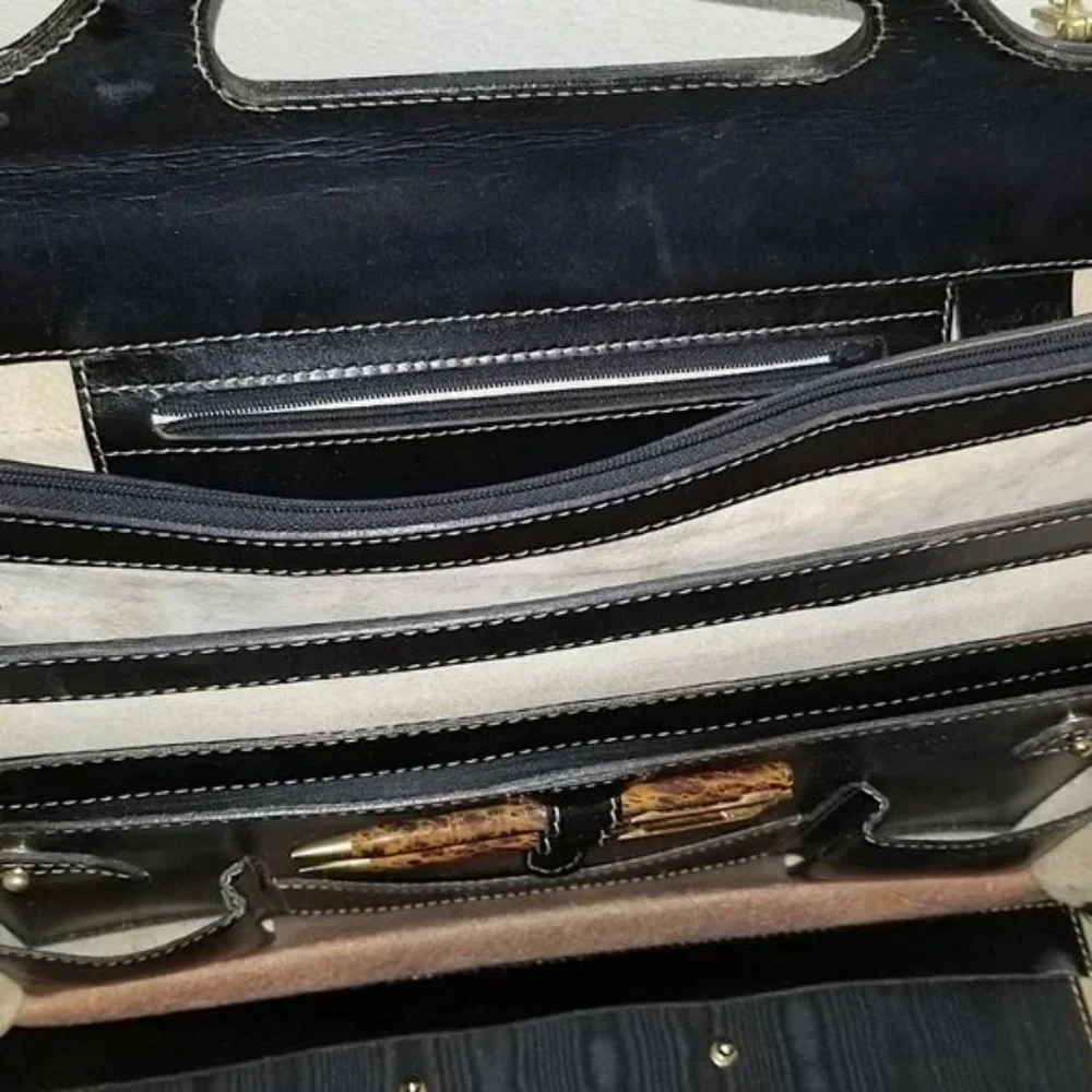 💋 Vintage Lorenzo Leather Breicase