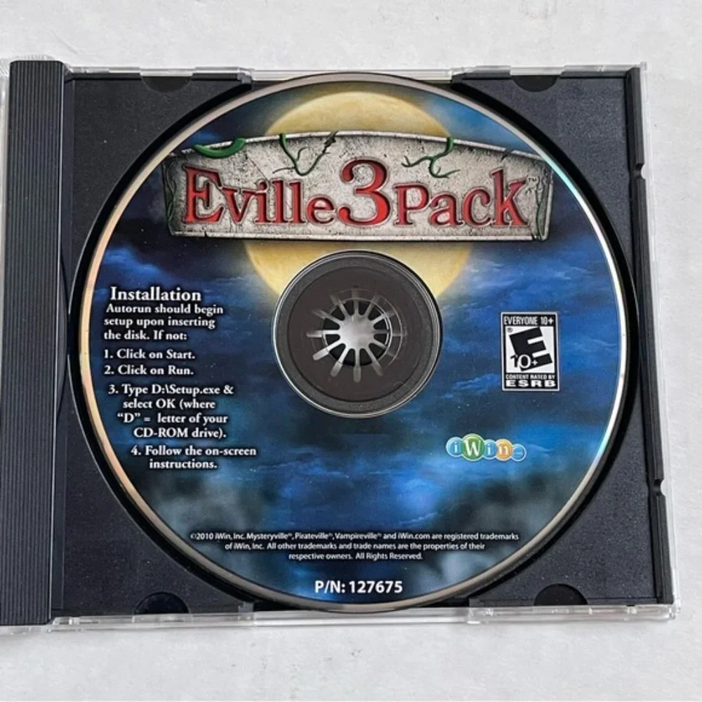 Eville 3 Pack Vampireville Mysteryville 2 Pirateville PC CD ROM E ESRB Games