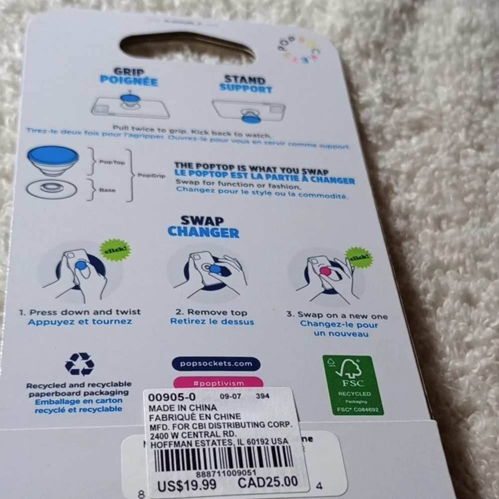 PopSocket stylish clear