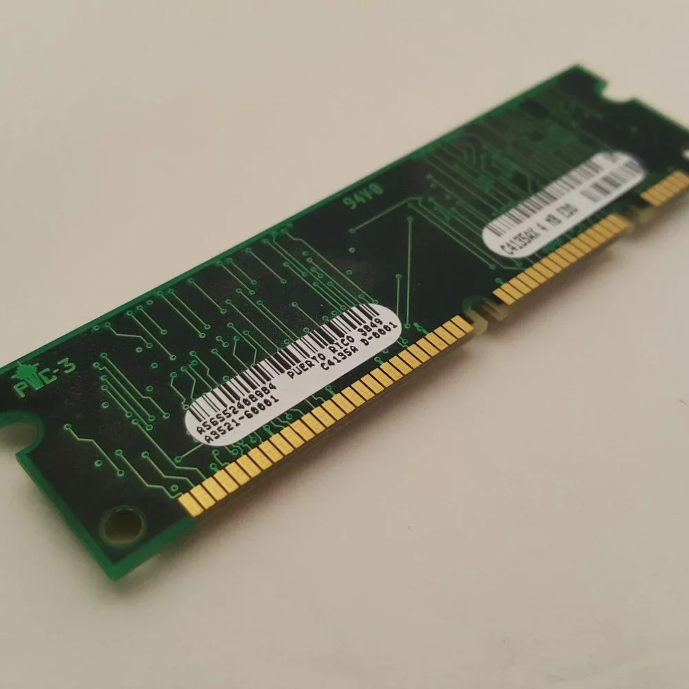 HP C4135AX 4MB 100-pin EDO DRAM DIMM from HP LJ 4000 | A3521-60001 | USED