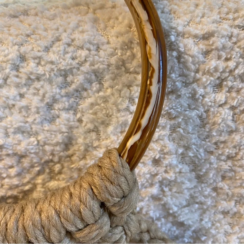 Vintage mcm macrame
