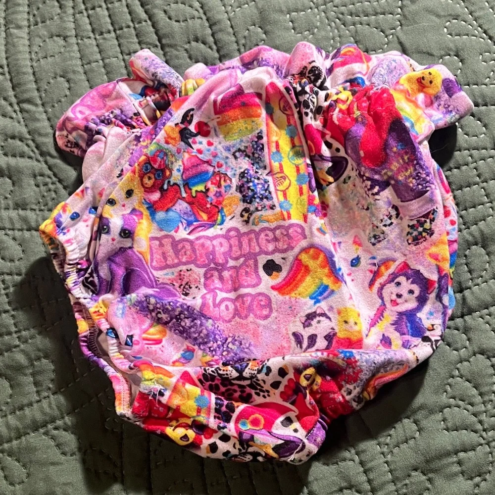 Lisa Frank Print Diaper Cover