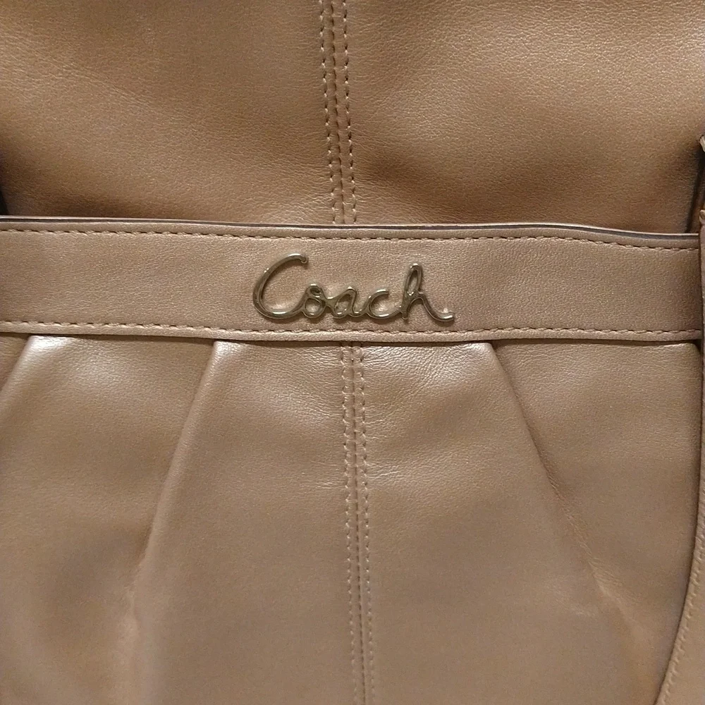 Coach Addison Leather Diaper/Baby Bag